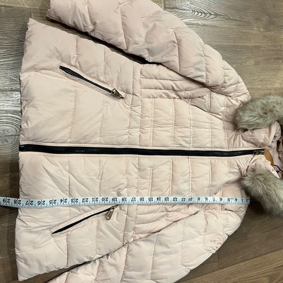 Calvin Klein Performance  women’s fur hood puffer coat Size L - Picture 4 of 8
